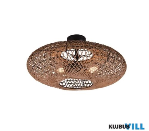 TR 612300236 HEDDA mennyezet lámpa excl.2xE27 ↕28cm Ø52cm natural