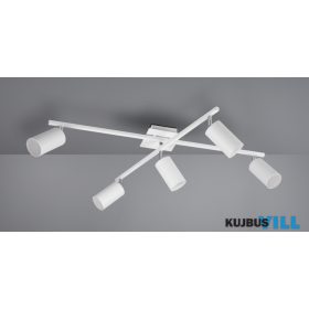   TRIO 612400501 MARLEY mennyezet lámpa excl.5xGU10 ↕22,4cm ↔77,4cm ↗ 57,4cm fehér