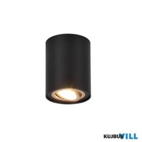   TRIO 612900180 COOKIE mennyezet lámpa excl.1xGU10 Ø 9,6cm↑ 12,5cm fekete-arany