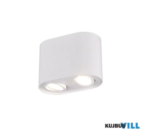 TR 612900231 COOKIE mennyezet lámpa excl.2xGU10 ↕12,5cm ↔17,8cm ↗ 9,6cm matt fehér