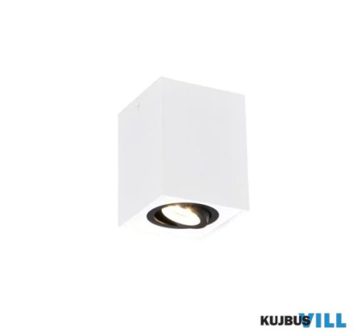 TR 613000134 BISCUIT mennyezet lámpa excl.1xGU10 →9,6cm↗9,6cm↑12,5cm fekete/fehér