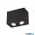 TR 613000232 BISCUIT mennyezet lámpa excl.2xGU10 ↕12,5cm ↔17,8cm ↗ 9,6cm matt fekete