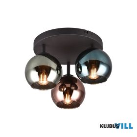   TRIO R61303017 SHELDON mennyezet lámpa excl.3xE14 ↕20cm ∅40cm, 3x13cm multicolor