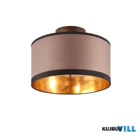   TRIO R61552041 DAVOS mennyezet lámpa excl.2xE14 ↕22cm ∅30cm taupe