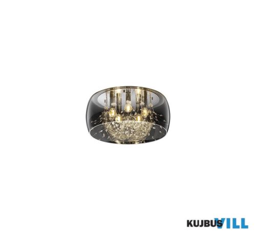 TR 616700506 CRYSTEL mennyezet lámpa excl.5xE14 ↕26cm Ø50cm króm