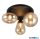 TRIO 617030313 LUMINA mennyezet lámpa excl.3xE14 ↕24,5cm Ø48,5cm borostyán