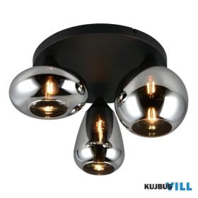 TRIO 617030332 LUMINA mennyezet lámpa 3x E14 10W fekete