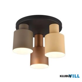   TRIO 619430317 AGUDO mennyezet lámpa excl.3xE27 ↕24,5cm ↔30cm ∅12cm multicolor