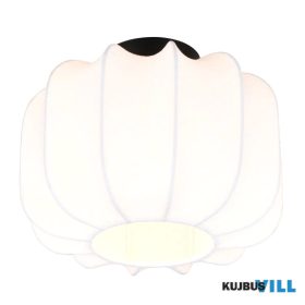   TRIO R61971001 MADELINE mennyezet lámpa excl.1xE27/10W ↕19cm Ø25cm fekete/fehér