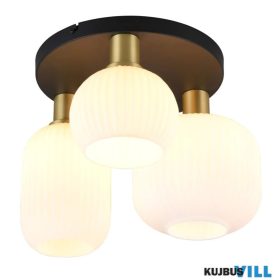   TRIO 619800308 DIVA mennyezet lámpa excl.3xE27 ↕28,5cm Ø39cm matt réz