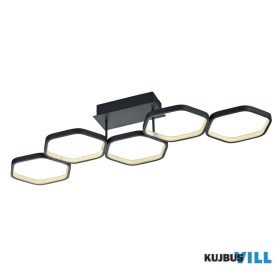   TRIO R62055142 VIGO mennyezet lámpa incl.1x24W LED/2800Lm/3000K ↕15cm ↔90cm ↗ 30cm antracit