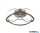 TR 621210107 CHARIVARI mennyezet lámpa incl.1x20W LED/2500Lm/3000K ↕14cm Ø41cm matt nikkel