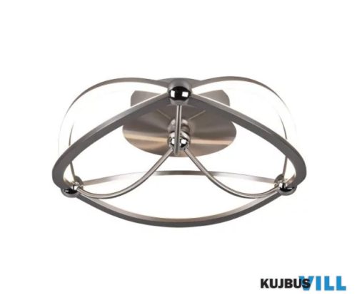 TR 621210107 CHARIVARI mennyezet lámpa incl.1x20W LED/2500Lm/3000K ↕14cm Ø41cm matt nikkel