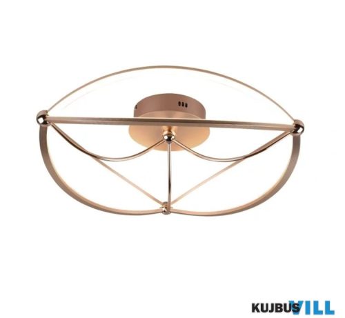 TR 621290108 CHARIVARI mennyezet lámpa incl.1x42W LED/5600Lm/3000K ↕18cm Ø62cm matt réz