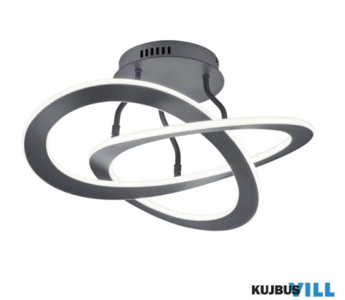 TR 621710142 OAKLAND mennyezet lámpa incl.1x40W LED/5200Lm/3000K ↕23,5cm Ø53cm antracit