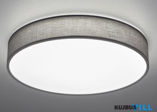 TR 621914011 LUGANO mennyezet lámpa incl.1x42W LED/4900Lm/3000 - 5000K ↕10cm Ø60cm szürke