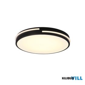   TRIO R62241132 TACOMA mennyezet lámpa incl.1x24W LED/2500Lm/2700 - 6500K ↕5,3cm Ø40cm matt fekete