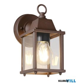   TR 262260124 MIRANDE kültéri falikar excl.1xE27/40W ↕22,5cm ↔10,5cm ↗14,5cm IP23 rozsdabarna