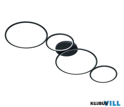 TR 622610432 RONDO mennyezet lámpa incl.1x37W LED/4800Lm/3000K ↕5,5cm ↔97cm ↗ 34,3cm matt fekete
