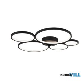   TRIO 622610532 RONDO mennyezet lámpa incl.1x49W LED/5800Lm/3000K ↕5,5cm ↔59cm ↗ 53cm matt fekete