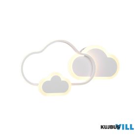   TRIO R62263131 CLOUDY mennyezet lámpa incl.1x29W LED/3600Lm/3000K ↕9,5cm ↔52cm ↗ 25cm matt fehér