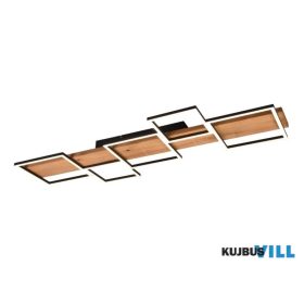   TRIO 622910532 HARPER mennyezet lámpa incl.1x42W LED/5700Lm/3000K ↕7,5cm ↔115cm ↗ 44,5cm matt fekete