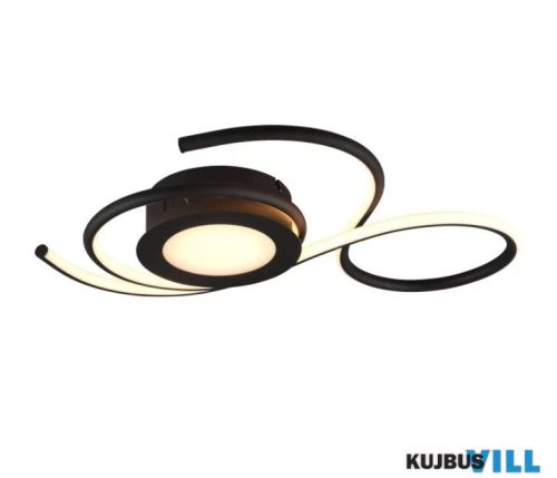 TR 623410232 JIVE mennyezet lámpa incl.1x36W LED/4300Lm/2700 - 6000K ↕7,6cm ↔50cm ↗ 45,5cm matt fekete