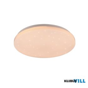   TRIO R62381100 KIRA mennyezet lámpa incl.1x18W LED/2000Lm/3000 - 6000K ↕5cm Ø38cm átlátszó