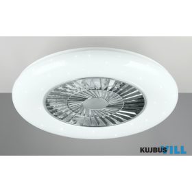   TRIO R62402106 VISBY ventilátor incl.1x39,6W LED/3900Lm/3000 - 6500K ↕19,5cm Ø59,5cm króm