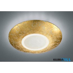   TRIO 624110279 CHIROS mennyezet lámpa incl.1x12W LED/1280Lm/3000K & incl.1x3,5W LED/350Lm/3000K ↕6cm Ø32cm arany