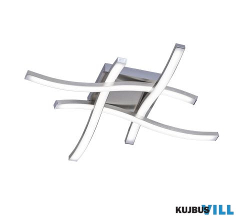 TR 62474107 ROUTE mennyezet lámpa incl.4x5W LED/500Lm/3000K ↕7cm ↔46cm ↗ 46cm matt nikkel