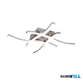   TRIO R62474407 ROUTE mennyezet lámpa incl.4x5W LED/600Lm/4000K ↕7cm ↔46cm ↗ 46cm matt nikkel