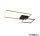 TR 62642108 PADELLA mennyezet lámpa incl.1x25W LED/3000Lm/3000K ↕7,5cm ↔63,5cm ↗ 37cm matt réz