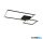 TR 62642132 PADELLA mennyezet lámpa incl.1x25W LED/3000Lm/3000K ↕7,5cm ↔63,5cm ↗ 37cm matt fekete