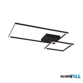   TRIO R62642432 PADELLA mennyezet lámpa incl.1x25W LED/3000Lm/4000K ↕7,5cm ↔63,5cm ↗ 37cm matt fekete