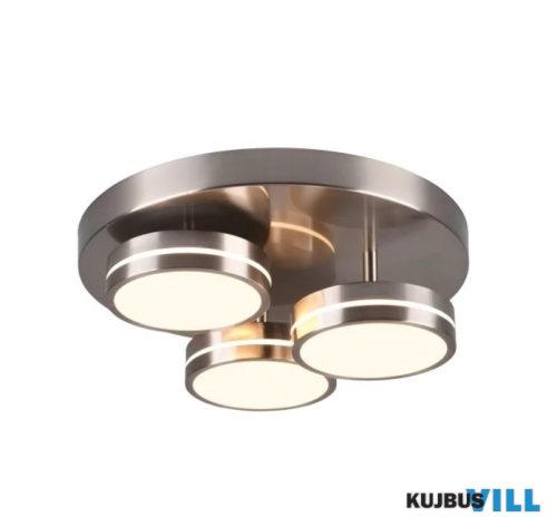 TR 626510307 FRANKLIN mennyezet lámpa incl.3x8,5W LED/1000Lm/3000K ↕13cm Ø35cm matt nikkel