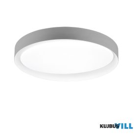   TRIO R62712411 ZETA mennyezet lámpa incl.1x24W LED/2500Lm/2700 - 6500K ↕7cm Ø48,5cm szürke