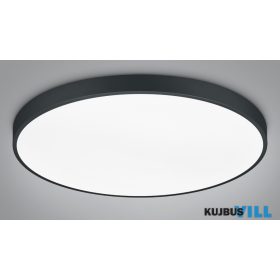   TRIO 627417532 WACO mennyezet lámpa incl.2x51W LED/6200Lm/2300+3000+4000K ↕7cm Ø75cm matt fekete