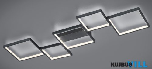 TR 627710532 SORRENTO mennyezet lámpa incl.1x34W LED/4500Lm/3000K ↕6cm ↔120,5cm ↗ 48,5cm matt fekete