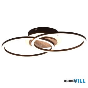   TRIO R62783635 GIRO mennyezet lámpa incl.1x25W LED3000Lm2700 - 6000K → 50cm↗ 30cm↑ 7,5cm fa utánzat