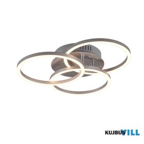   TRIO R62823107 CIRCLE mennyezet lámpa incl.1x27W LED/3200Lm/2700 - 6000K ↕9,5cm ↔43,5cm matt nikkel