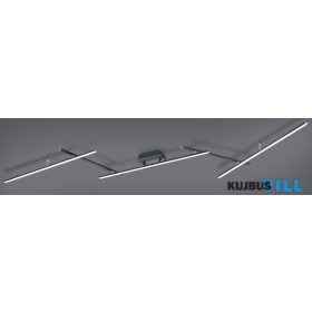   TRIO 628410532 ARVIN mennyezet lámpa incl.1x22W LED/2600Lm/2700 - 6500K & incl.1x8W LED/ ↕8,5cm ↔245cm ↗ 50cm matt fekete