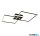 TR 62843132 ARRIBO mennyezet lámpa incl.1x29W LED/3250Lm/3000K > incl.1x6,5W LED/600Lm/3000K ↕8cm ↔61cm ↗ 61cm matt fekete