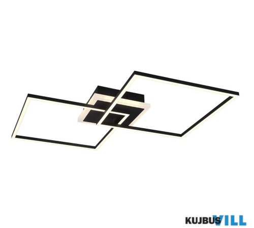 TR 62843132 ARRIBO mennyezet lámpa incl.1x29W LED/3250Lm/3000K > incl.1x6,5W LED/600Lm/3000K ↕8cm ↔61cm ↗ 61cm matt fekete