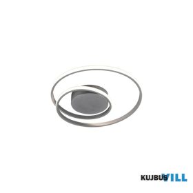   TRIO R62911187 ZIBAL mennyezet lámpa incl.1x22W LED/2500Lm/3000K ↕7cm Ø39cm titán