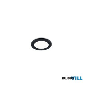   TRIO R62921032 CAMILLUS mennyezet lámpa incl.1x9W LED/1000Lm/3000K ↕3cm Ø17cm matt fekete