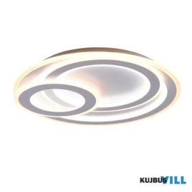   TRIO 629210331 MITA mennyezet lámpa incl.1x74W LED/9000Lm/2700 - 6000K ↕7,5cm Ø50cm matt fehér