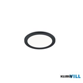   TRIO R62921532 CAMILLUS mennyezet lámpa incl.1x13W LED/1500Lm/3000K ↕3cm Ø26cm matt fekete