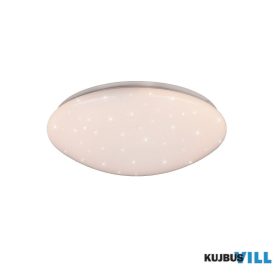   TRIO R62961000 LUKIDA mennyezet lámpa incl.1x16W LED/2000Lm/3000 - 6000K ↕10,5cm Ø38cm átlátszó
