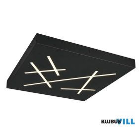   TRIO 630810132 SNIP mennyezet lámpa incl.1x24W LED/2800lm/2700-6500K ↕5cm ↔50cm ↗50cm matt fekete